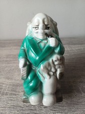 Vintage Old Man With Pipe And