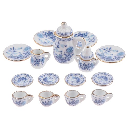 15pc vintage miniature white - vintage,