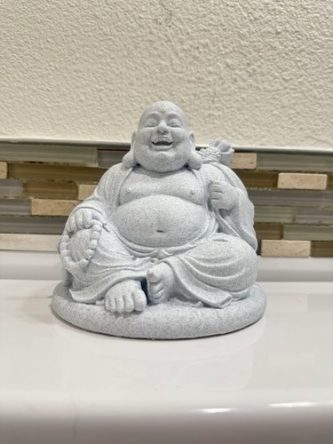 Laughing buddha statue - laughing, 6”