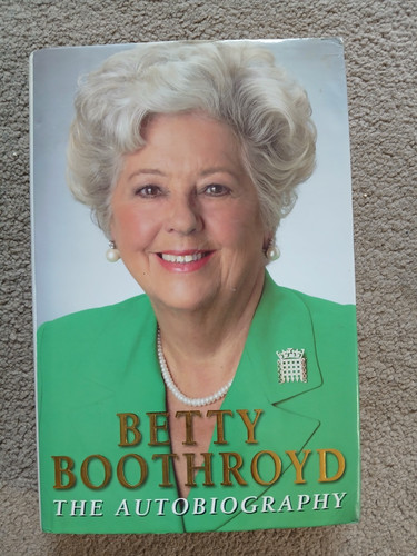 Betty boothroyd hardback - betty,