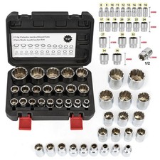 21pcs 8-36mm Spline Socket Set