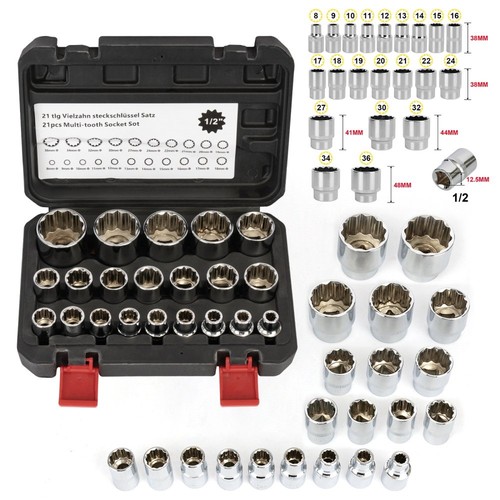 21pcs 36mm spline - spline, socket