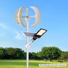 600W D.C 12V 5-Blade Lantern Wind Turbine Generator Vertical Axis Wind Power