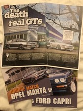 Capri Brooklands, Opel Manta & Starion Magazine Roadtests Practical Classics