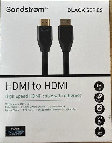 Sandstrom black hdmi - black,