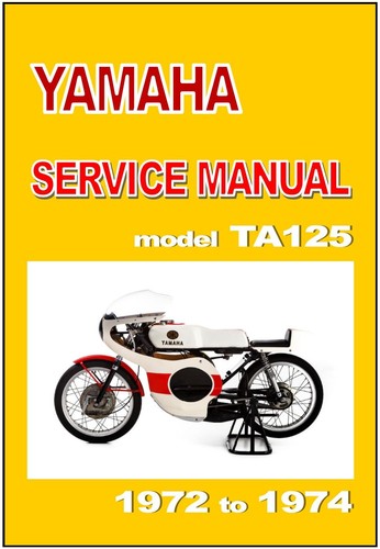 Yamaha workshop manual ta125 - yamaha,