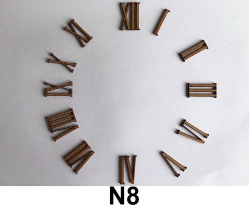 Clock face 100mm - clock, roman