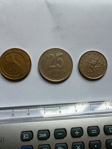Foreign 1990s coins - 3,