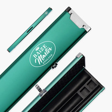 Baize Master Prestige 1 Piece Aluminium Snooker and Pool Cue Case - Holds 2 Cues