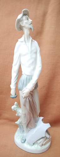 Lladro don quixote standing - lladro, standing"