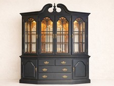 Black Ornate Glass Display