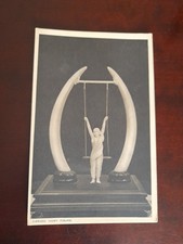 Old Postcard Carved Ivory