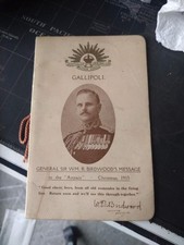 Gallipoli WW1 Map Military