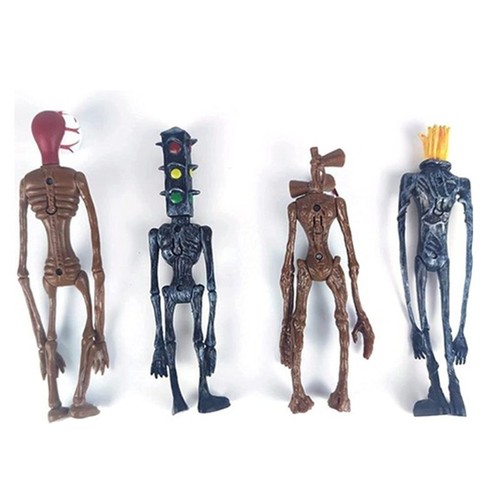 4pcs siren head action figure - 4pcs,