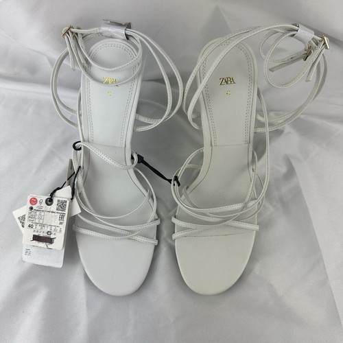 Zara women white strappy - zara,