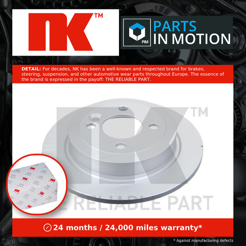 Brake discs pair solid fits - pair,