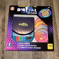 Vintage KIDS Toy CD Player W/4