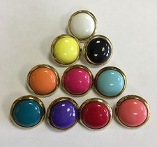 Gold / Coloured Shank Buttons