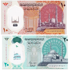 Set Of 2 2023 Egypt 10 And 20