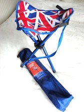 Gator Sports Union Jack Tripod Stool with Carry Strap and Carry/Storage Bag