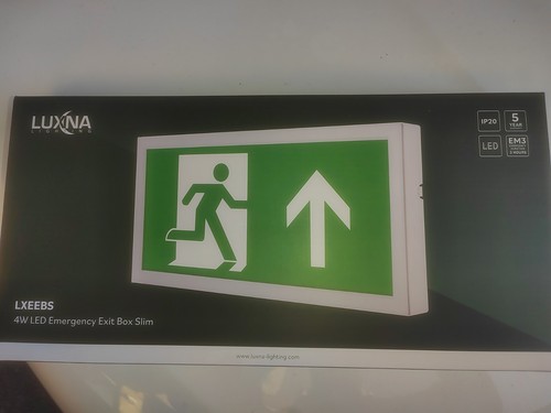 Led emergency light fire exit - emergency,