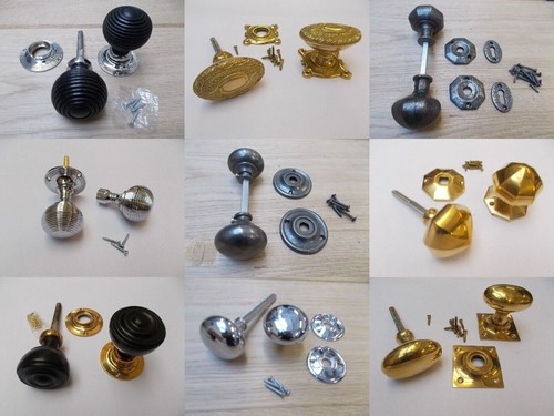 Rim lock door - lock, knobs