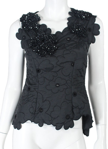 Simone rocha black floral - rocha,