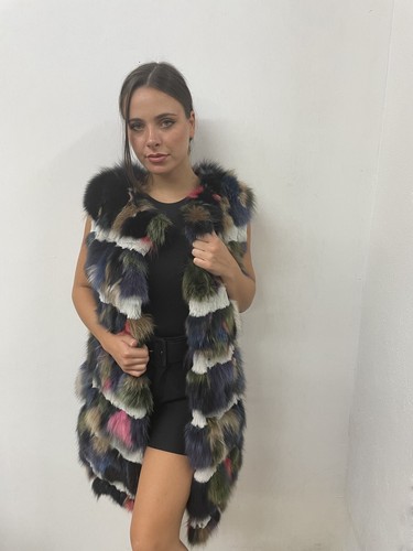 Real fur fox with - fur, rex