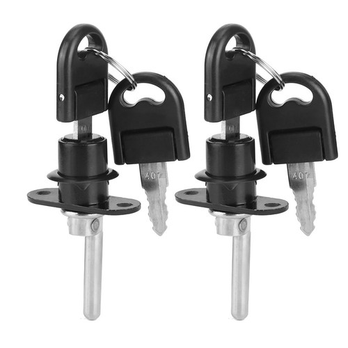 2pcs 16mm black cabinet locks - 2pcs,