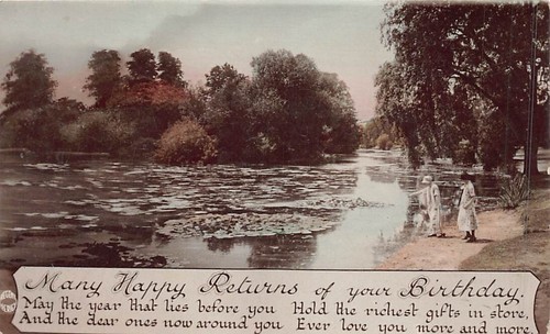 Family history postcard - family,