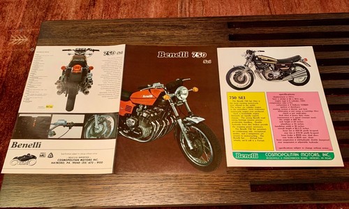 Benelli sei 750cc brochures - benelli,