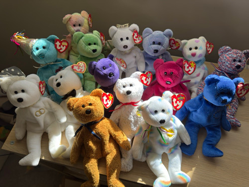 Beanie babies plush teddy - ty,