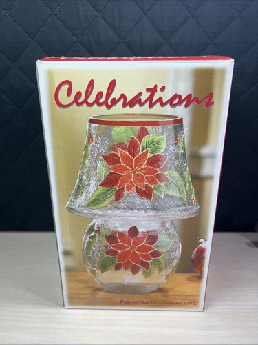 Celebrations poinsettia candle - celebrations,