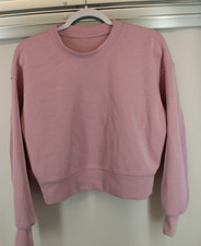 WOMEN'S LULULEMON SZ 2 SOFTSTREME PERFECTLY OVERSIZED CREW SWEATER *MARK* - C26