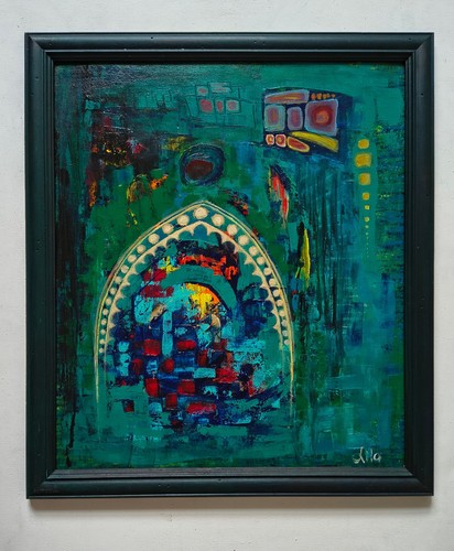 Original cathedral abstract - original, 'cathedral'