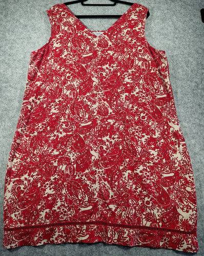 Next red beige - paisley, shift