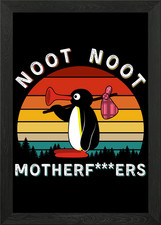 Noot Noot Pingu Framed Wall