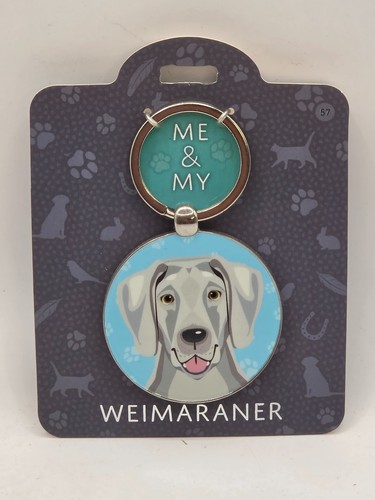 Weimaraner and pet metal - weimaraner, my