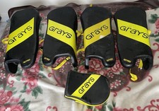 VN1 Grays 2x Nitro Hockey Leg Guards & 1 Hand Protector Body Guard RRP £500+!