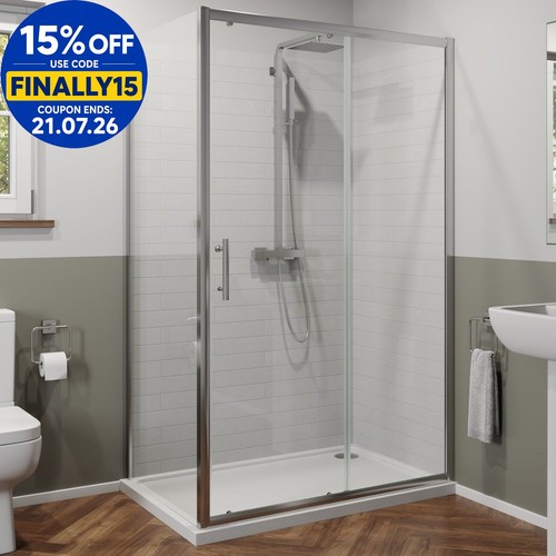1200 800mm sliding shower - 1200,