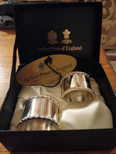 Boxed vintage english silver - vintage,