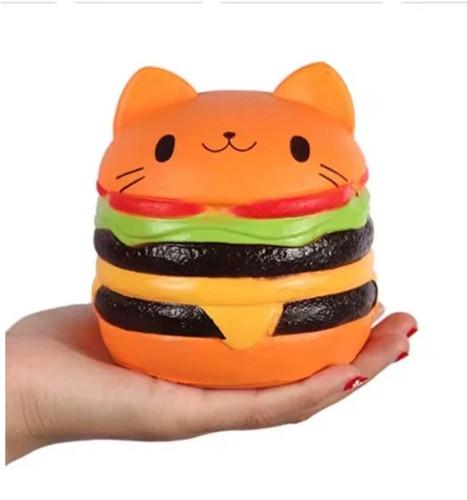 Cat jumbo hamburger burger - jumbo,