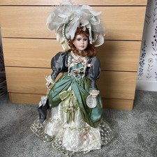 Porcelain Collector Doll 19"