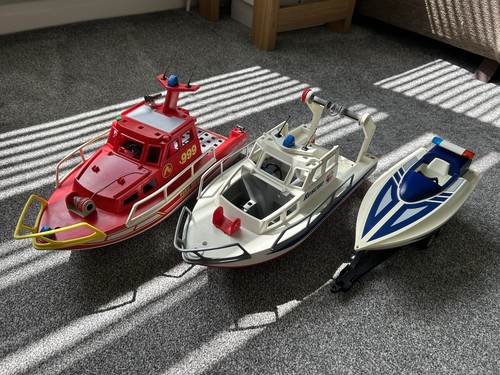Playmobil police fire - police,, and