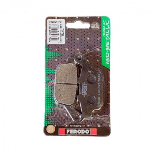 Ferodo mid metallic rear brake - mid-metallic,