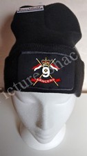 9TH QUEENS ROYAL LANCERS CAP BADGE PRINTED ON A BEANIE HAT / CAP