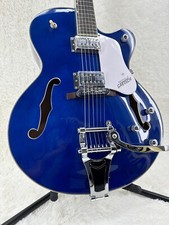 Blue Semi Hollow Jazz Electric