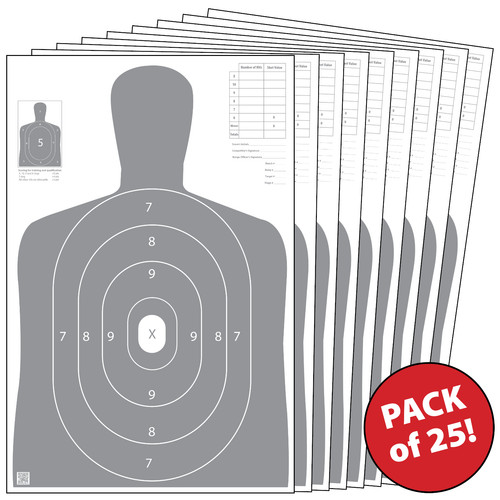 Paper shooting targets - paper,
