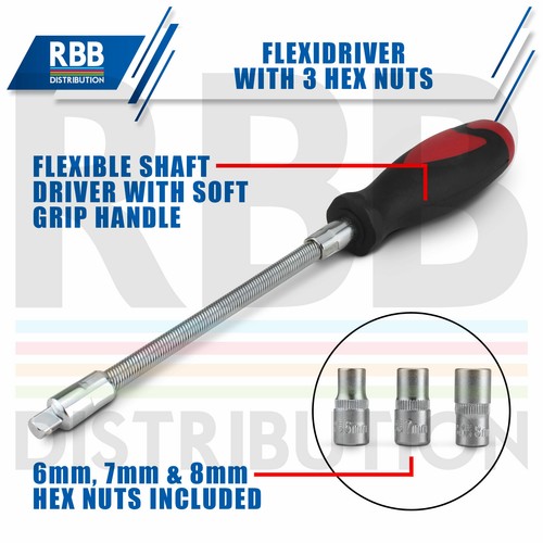 Flexible shaft screwdriver 7 - flexible,