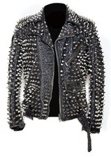 Mens studed fashion - fashion, leather